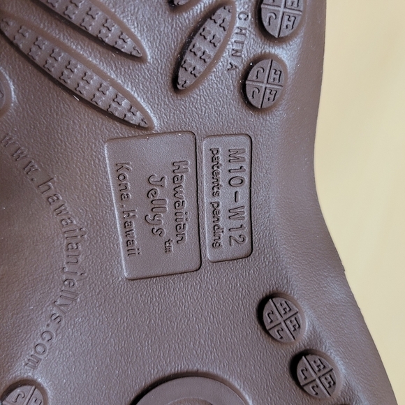 Hawaiian Jellys Slide Flip Flop Thong Flat Sandals Sz 11 - Picture 6 of 7